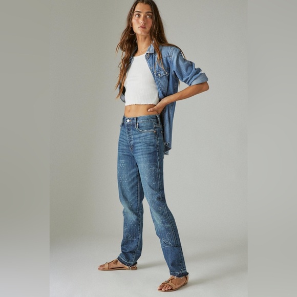Lucky Jeans Drew Mom High Rise Taper Limited Edition Jeans - Picture 2 of 15